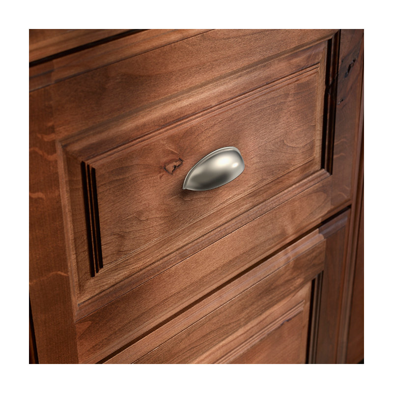 3" Center Cup/Bin Pull Multipack, Satin Nickel
