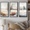 Iowa Farm In Winter - 3 Piece Print on Canvas