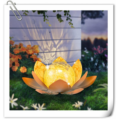Decoration 3.6'' Solar Powered Integrated LED Lawn Ornament