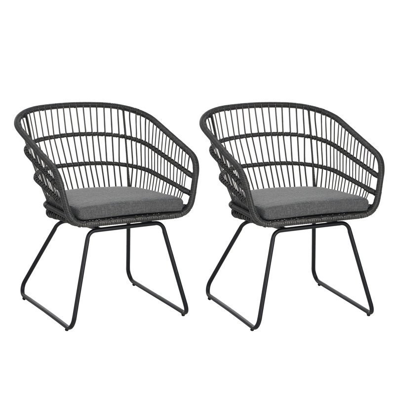 2 pièces avec 2 coussins, Gris, Gris