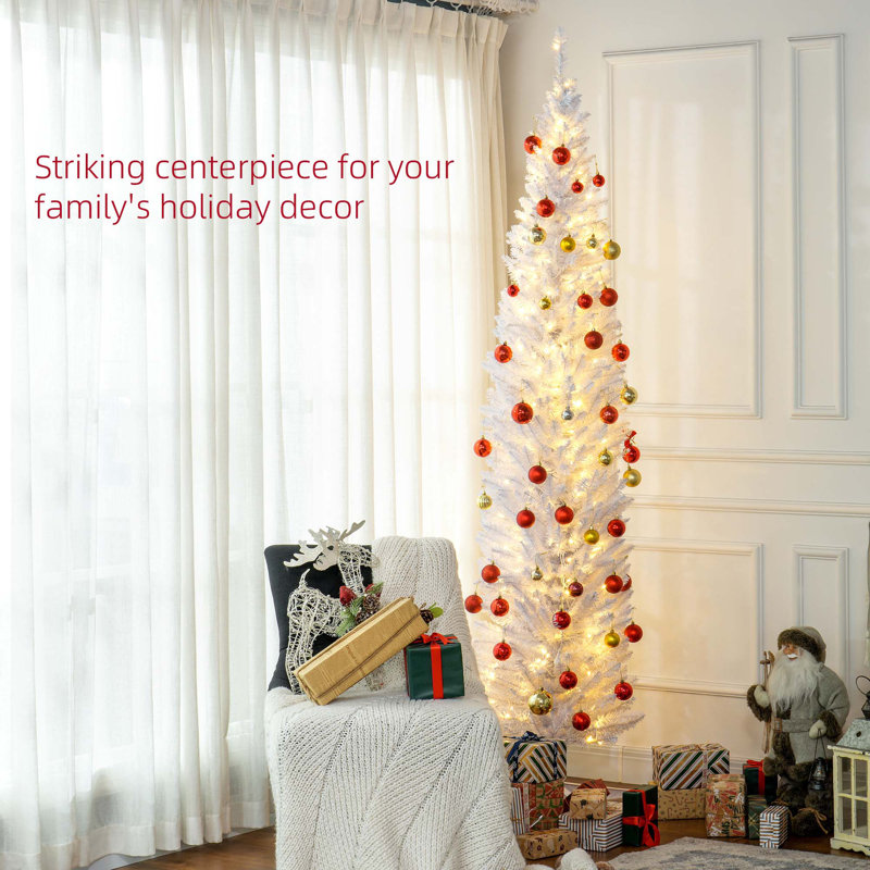 Arbre de Noël artificiel 8 pi avec 618 branches et un pied en plastique
