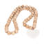 Acacia Wood Bead Garland with Marble Heart Accent-1083975819