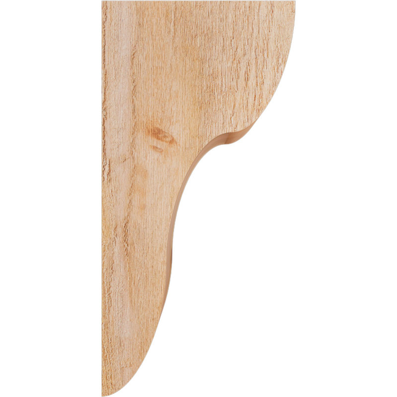 Corbeau Carmel, H 24 po x l 6 po x P 12 po, Sciage brut, Cèdre rouge