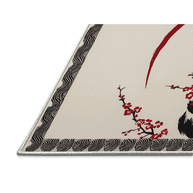 Tranquil Petals Rug, Round 7'