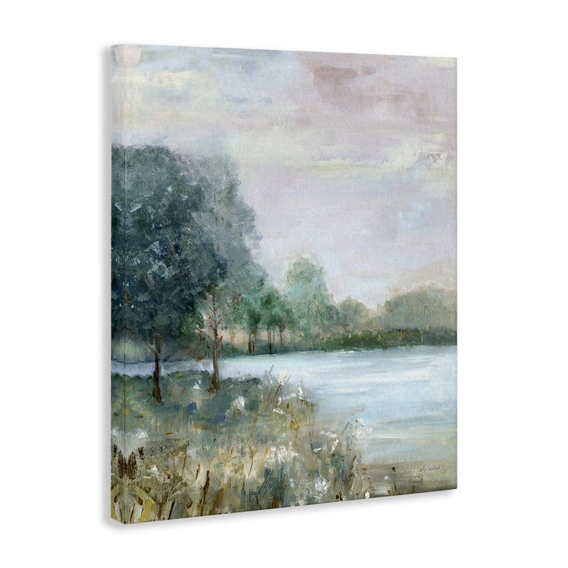 Toile Serene Riverside View, conception de Sally Swatland