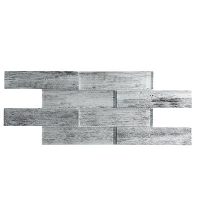 TIMBERGLASS 2X8 MOSAIC SNOWY BIRCH