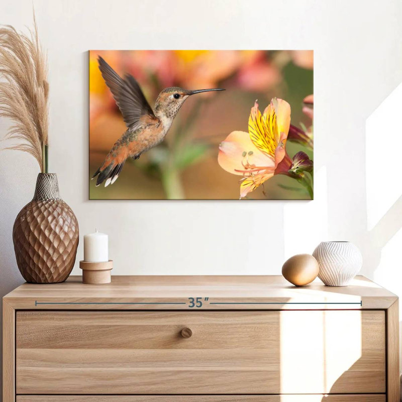 Brampt Charming Hummingbird, 8" H x 12" W