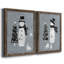«Snowman Galvanized I», ensemble de 2 reproductions-10970662-10970657-10970656