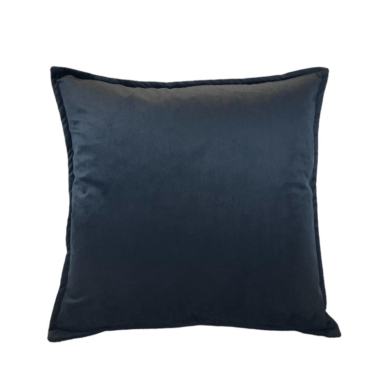 Housse de coussin carrée, Carré 18 po, Noir