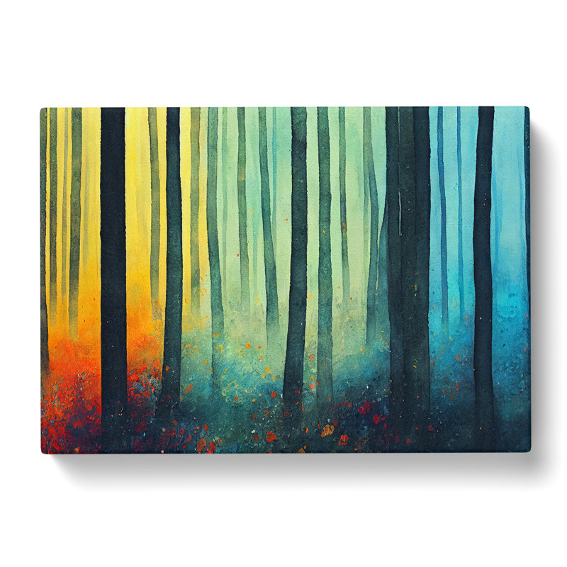 Forest Of Colour Vol.4 - Wrapped Canvas, 50cm H x 76cm W x 3cm D