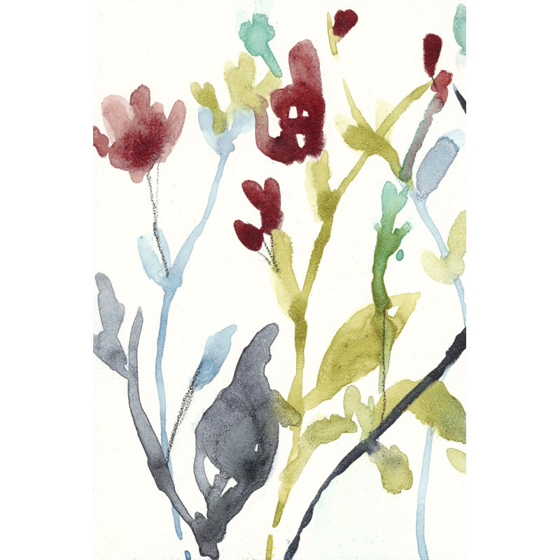 Abundant Flowers I - Painting, 30 cm H x 20 cm W, Wrapped Canvas