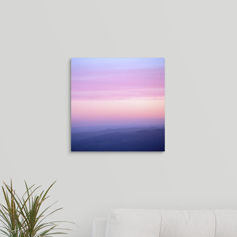 «Pink Dusk III» par Doug Chinnery - reproduction de photo sur toile, H 16 po x l 16 po x P 1,5 po