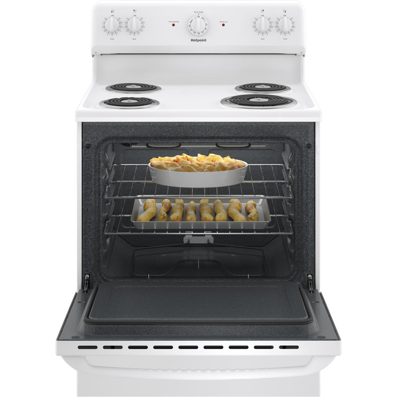 Hotpoint 30" 5 cu. ft. Freestanding Electric Range, White
