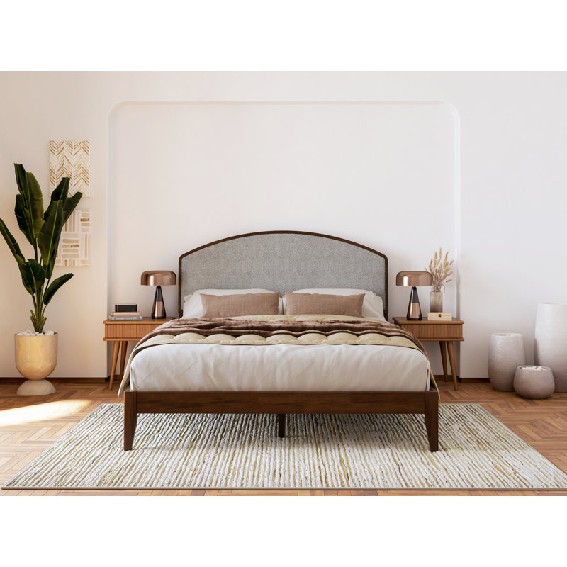 Lit plateforme Clara, Gris