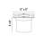 Stainless Steel and Powder Coated Finish Integrated LED Stainless Steel Well Light