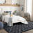 Ackerson Area Rugs  Shaggy High Pile Lantern Pattern Rugs For Living Room, Bedroom & Playroom, Dark Grey Soft Fluffy Carpet-2090190510