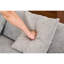 Canapé modulaire en L éponge à compression complète Boneless LY-022, méridienne modulaire en chenille, 30D haute densité pour le salon en appartement, 900 lb-409958906