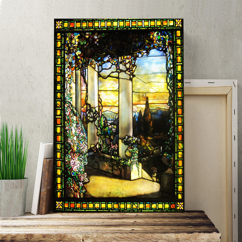 Louis Comfort Tiffany - Wrapped Canvas Painting, 50cm H x 35cm W