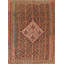 Tapis traditionnel à teinture végétale pré-1900 4 x 5