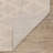 Textured Diamond Grey/Ivory Handwoven Cotton Rug-1472323619