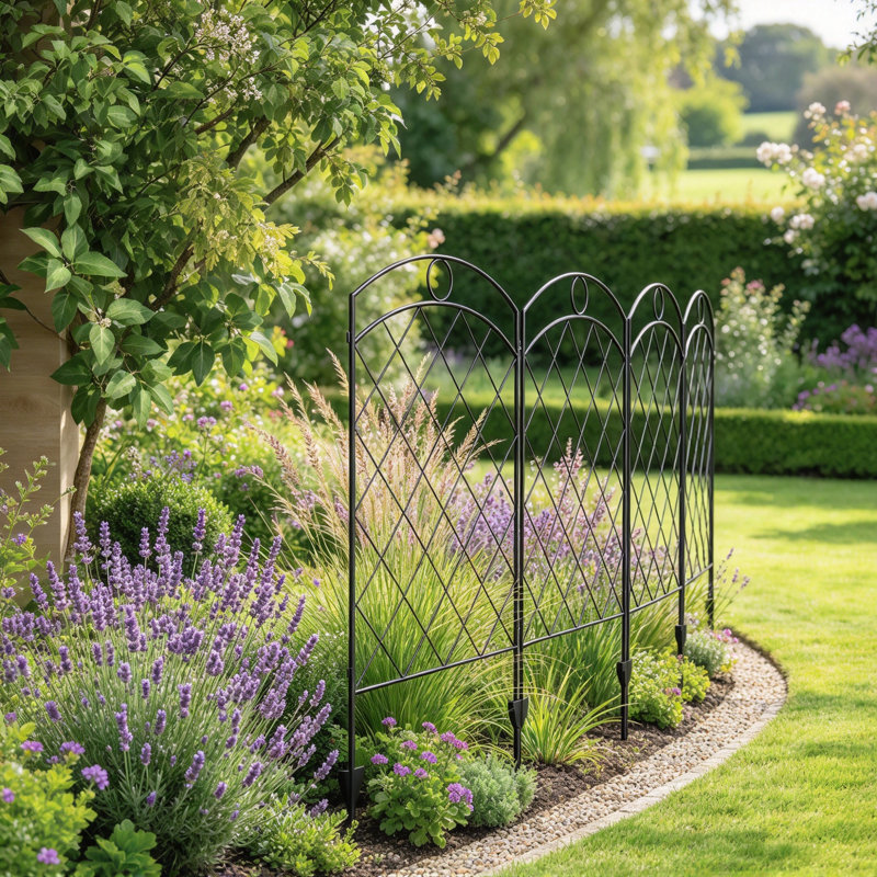 110.01 cm H x 348.01 cm W Fence Panels Fencing with 4 Panel(s) Included