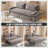 Pull Out Sofa Bed,3-In-1 Convertible Sleeper Sofa,Multi-Functional Velvet Loveseat Bed