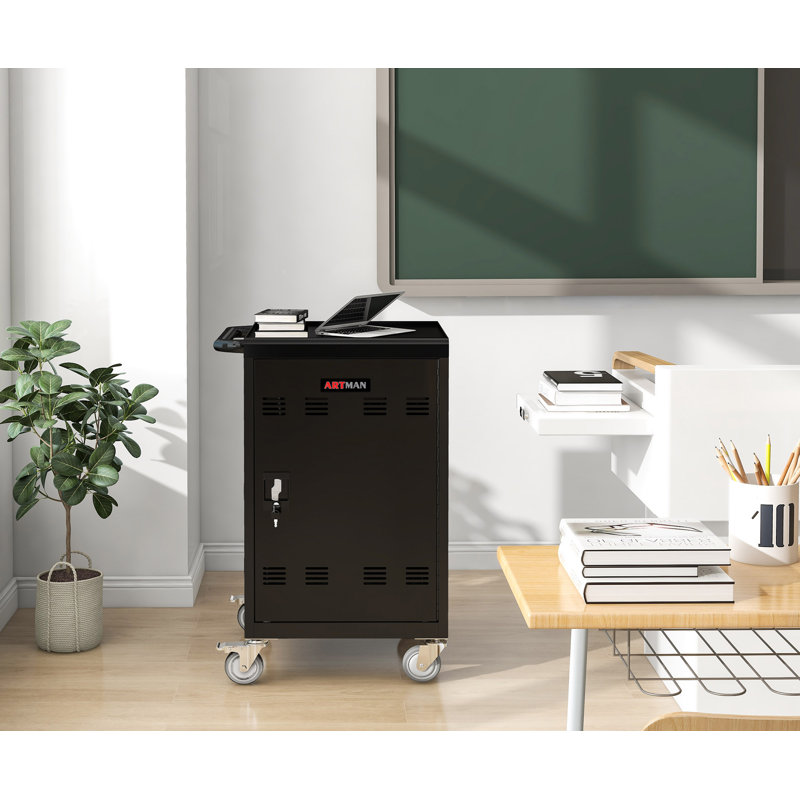 Station de chargement mobile pour Chromebook, Blanc antique