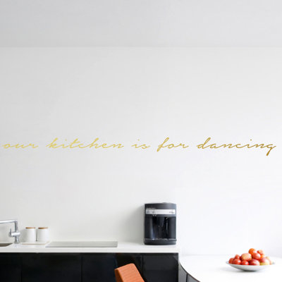 Text & Numbers Non-Wall Damaging Wall Decal