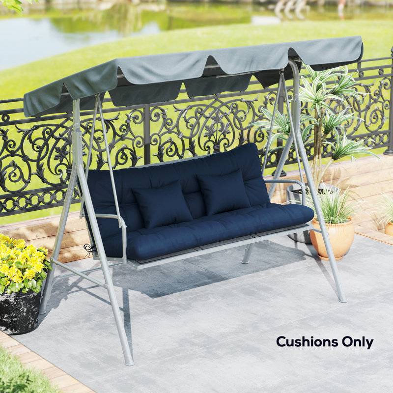 Outdoor Seat Cushion, Blue