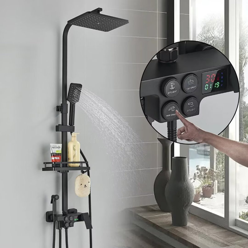 Porte-affiche thermostatique en forme de A avec valve brute