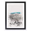 Desert Walker Watercolour - Picture Frame Graphic Art-56923591-56923593