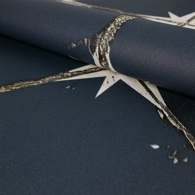 24 In. X 120 In. 4 Mil Navy Blue Peel & Stick Vinyl Sheet Flooring, Cut To Length, 5 Consecutive Patterns Flooring Roll