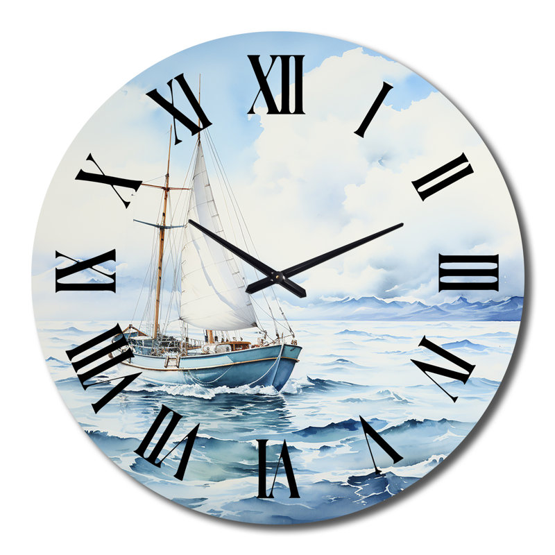 Didi - Nautical & Beach Wall Clock, Large