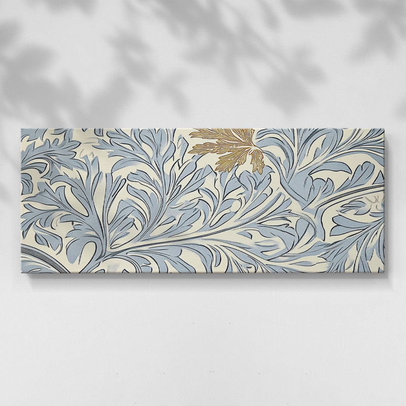 Série abstraite-II-Toile tendue avec châssis-Prêt à accrocher, H 20 po x l 50 po