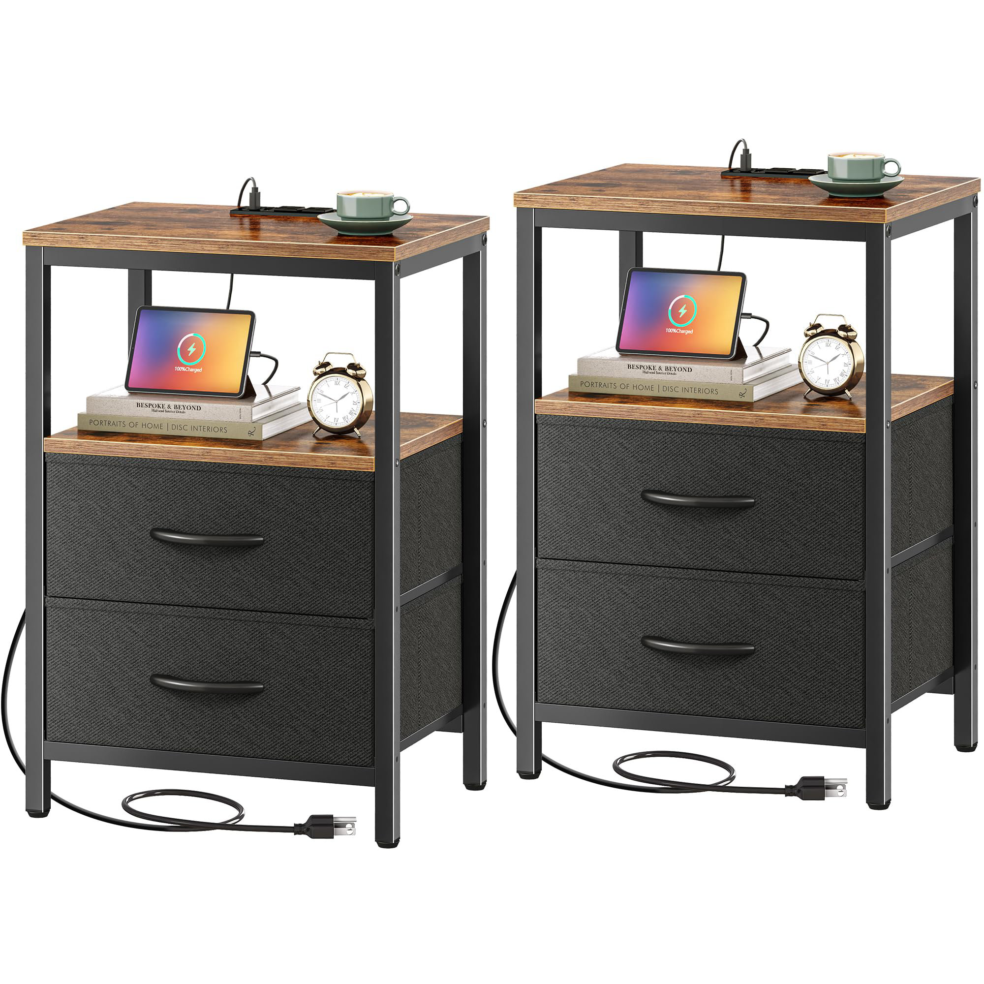 17 Stories Casella Metal Nightstand | Wayfair