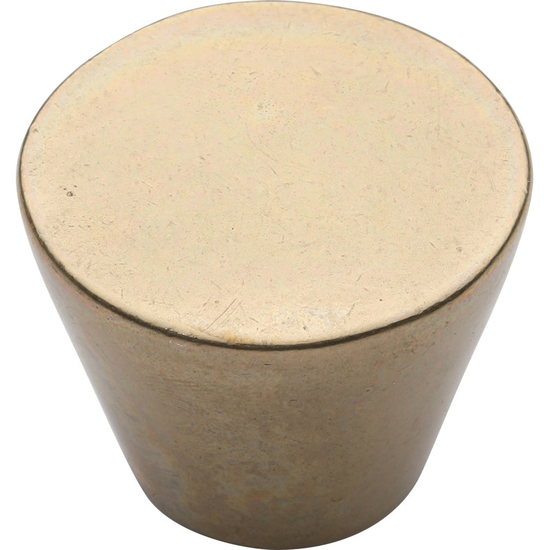 Round Conical Knob, Natural Bronze, 1.5