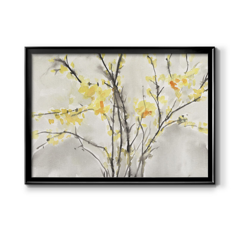 «Blissful Elegance I», toile encadrée de qualité supérieure - prête à être accrochée, H 26,5 po x l 36,5 po x P 1 po