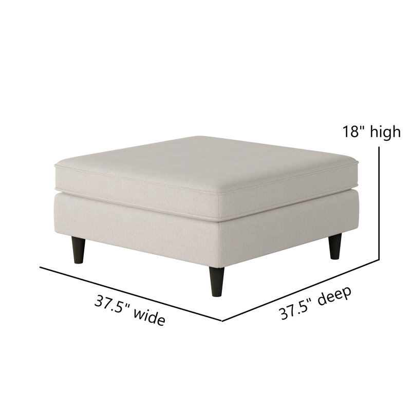 Repose-pieds Classic, Truth or Dare Salt Revolution Performance Fabrics
