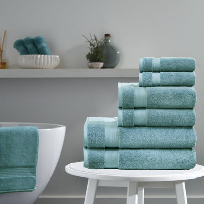 Ensemble de serviettes de bain 6 pièces Ozdilek, 2 serviettes de bain, 2 serviettes de toilette, 2 serviettes turques 100% coton, 2 serviettes de bain (30 x 60/550 g / m²), 2 serviettes de toilette (16 x 30/575 g / m²), 2 débarbouillettes (13 x 13/600 g / m²) Ensemble