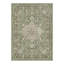 Tapis floral intérieur vert / brun Seraphina, lavable à la machine, avec envers antidérapant-129917729