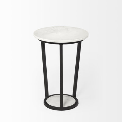 Marble Top End Table