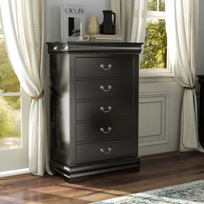 Commode 5 tiroirs Emelinda