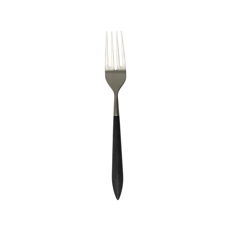 Fourchette de service Ares, Argent noir / brossé