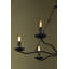 Lustre à intensité variable en acier 6 lumières Sawyer
