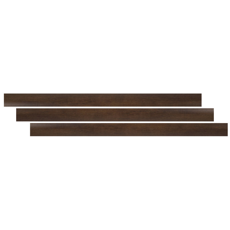 Seasoned Cherry Waterproof Vinyl Baseboard Trim 94" Length