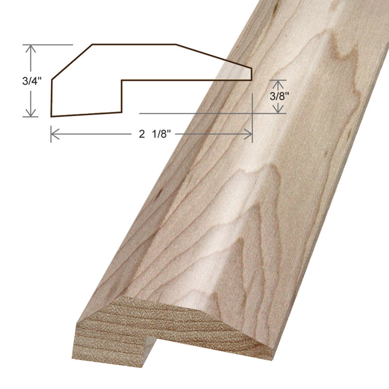 Maple 2.12'' W x 78'' L End Cap, Satin