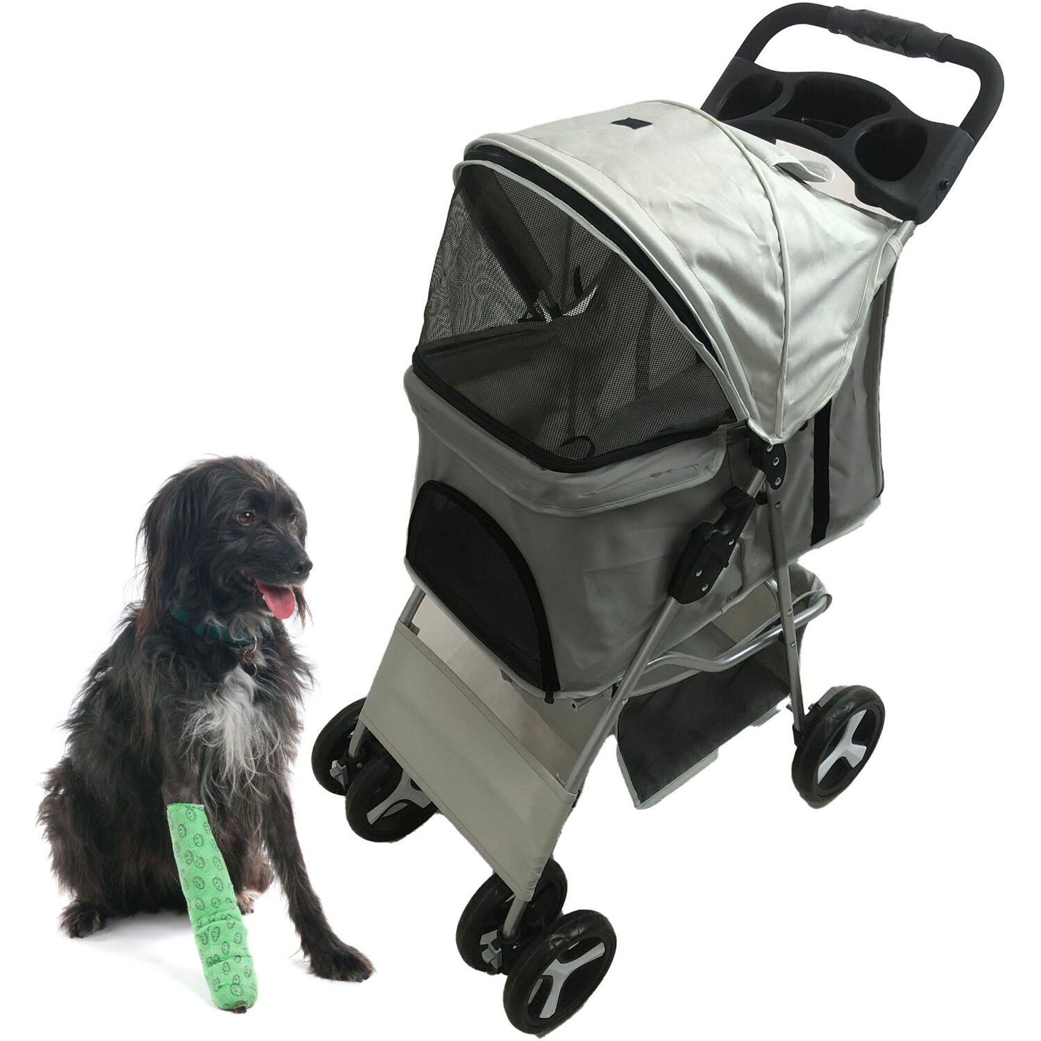 Critter Sitters Foldable Pet Jogger Stroller | Wayfair