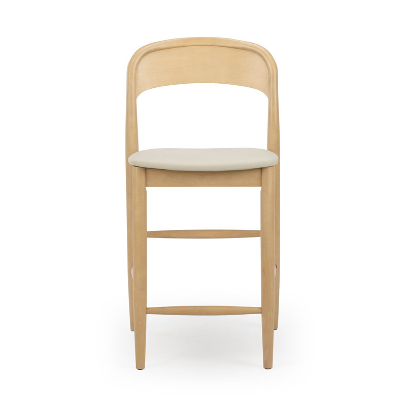 Loar Upholstered Counter Stool, 1, Blonde/Sesame