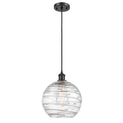 Luminaire suspendu en forme de globe à 1 lumière Mullins