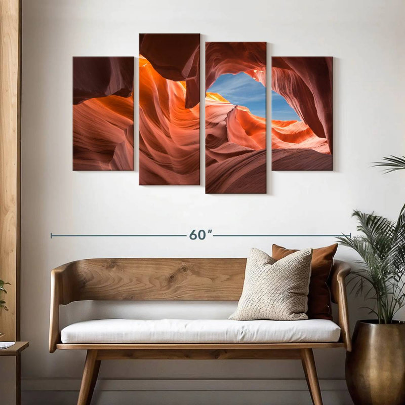 Alvord Antelope Canyon Contours, H 32 po x l 52 po